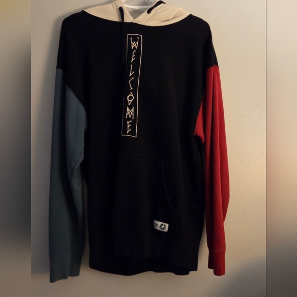 Mens Welcome Multi Color Hoodie - Picture 1 of 2
